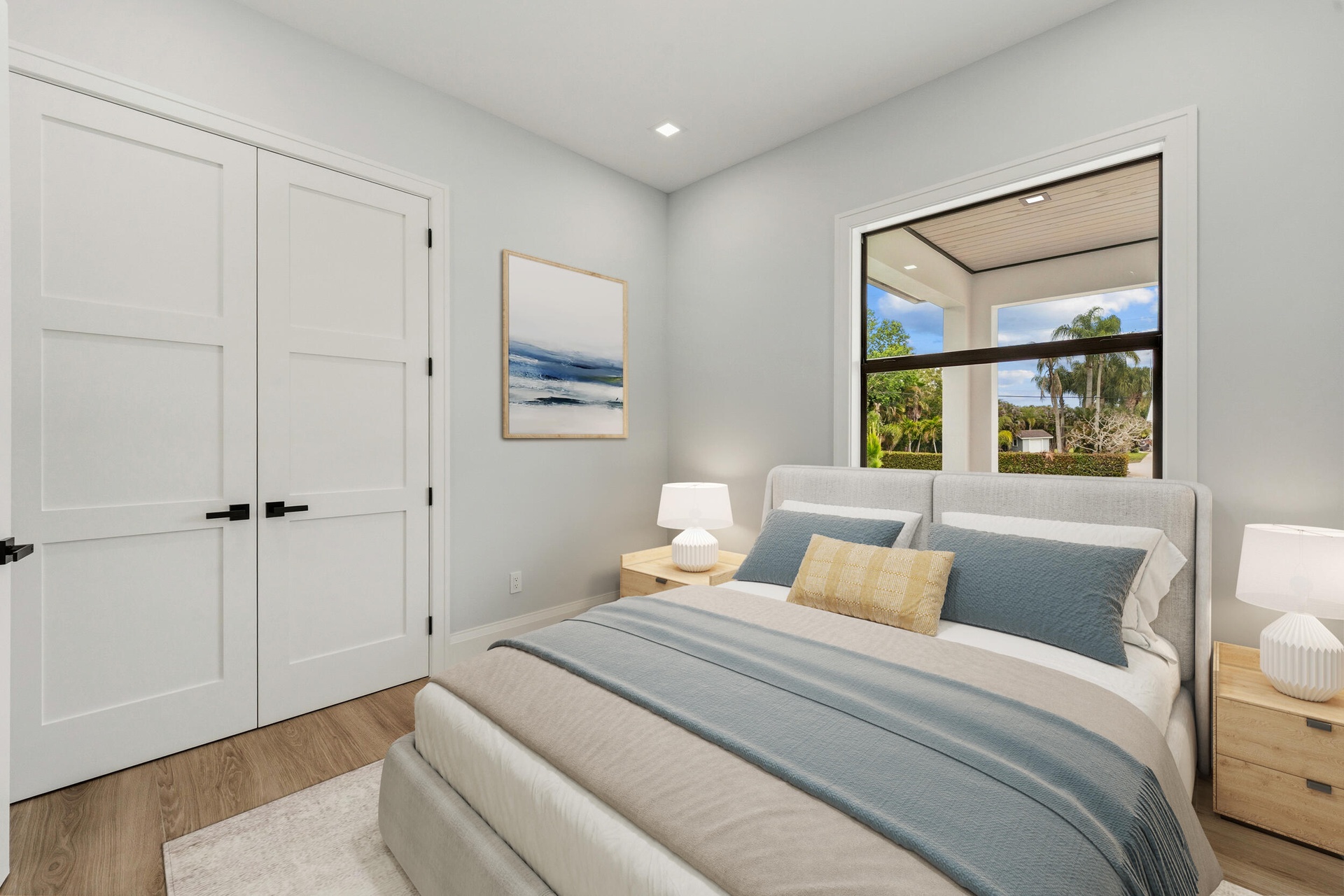 Bedroom, Virtually Staged