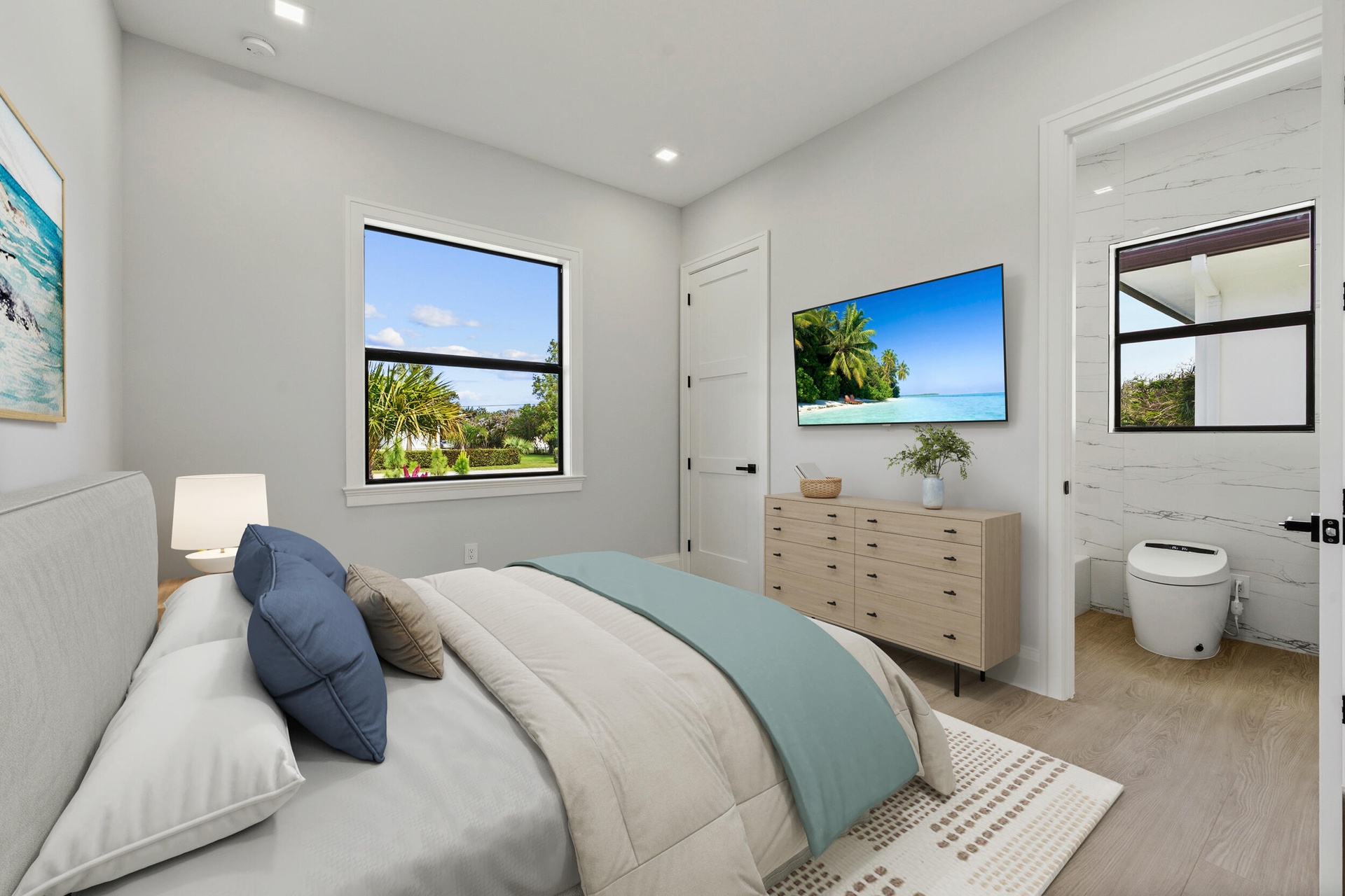Bedroom, Virtually Staged