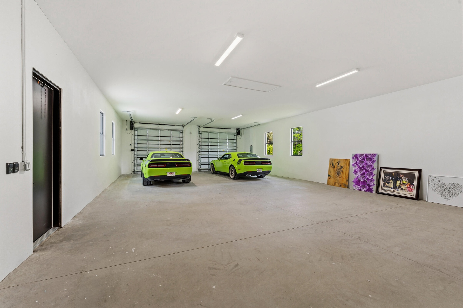 Garage with so much room for activities!