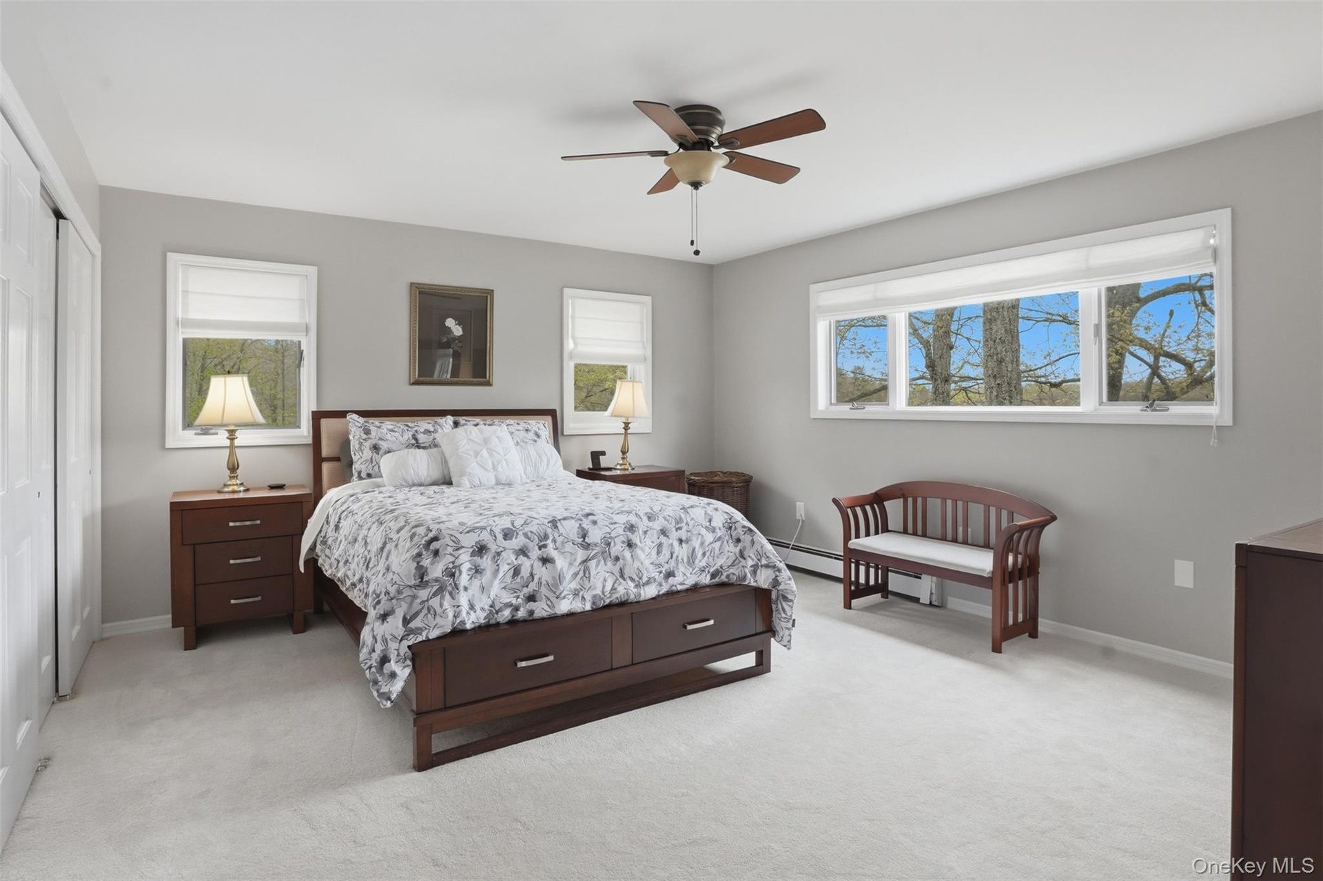 A special space to rest and enjoy the views.
