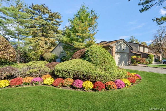 Landscaped front of home