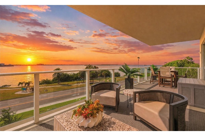 Extra Large Terrace off Living Room & Second Bedroom