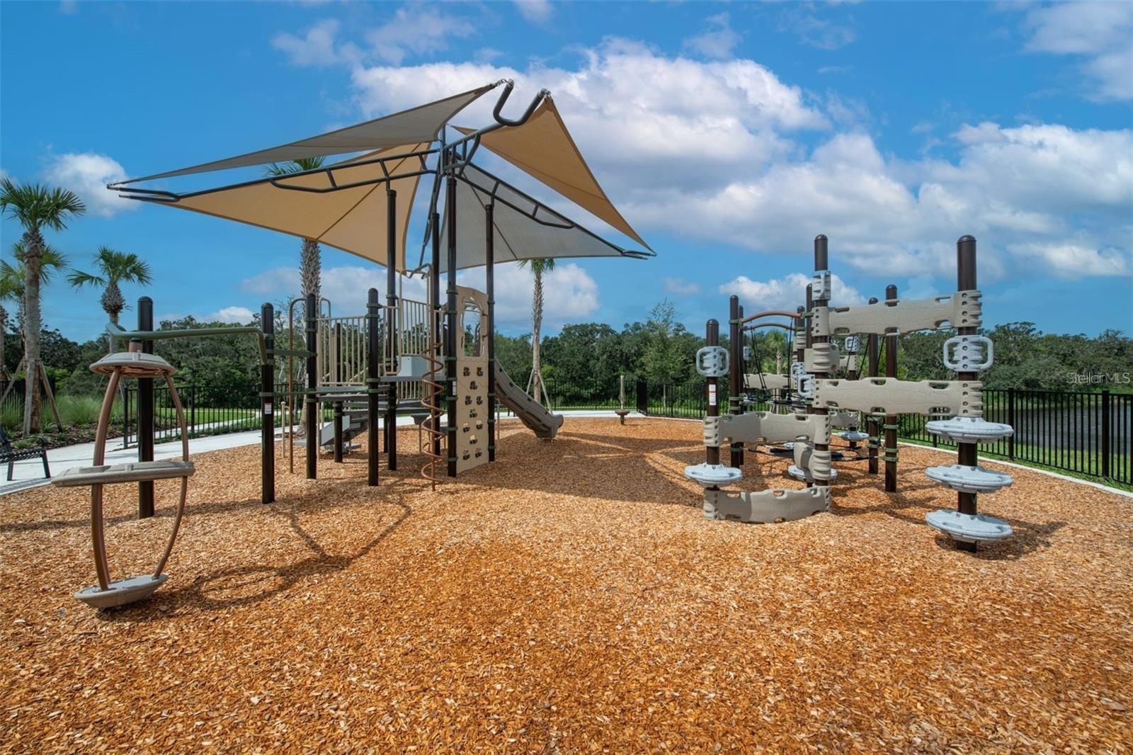 Community playground offers a fun outdoor space for everyday play.