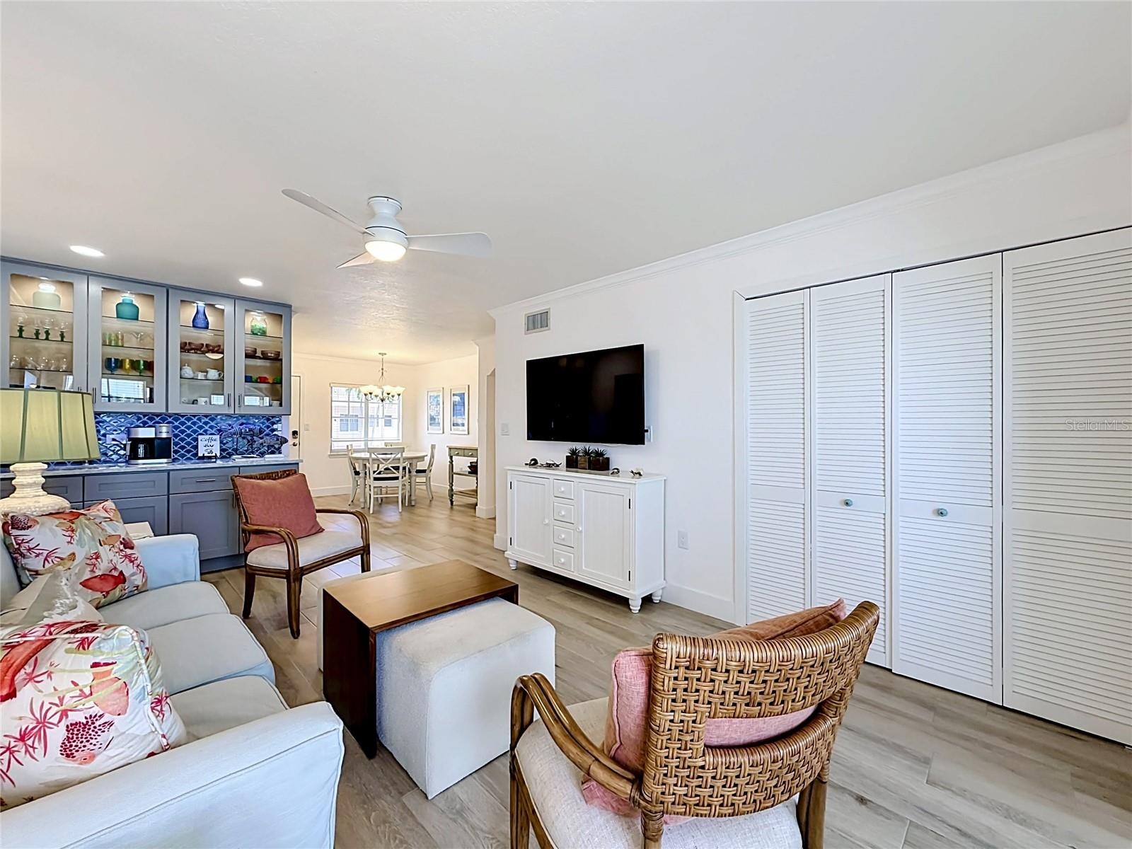 Nice sized living room area