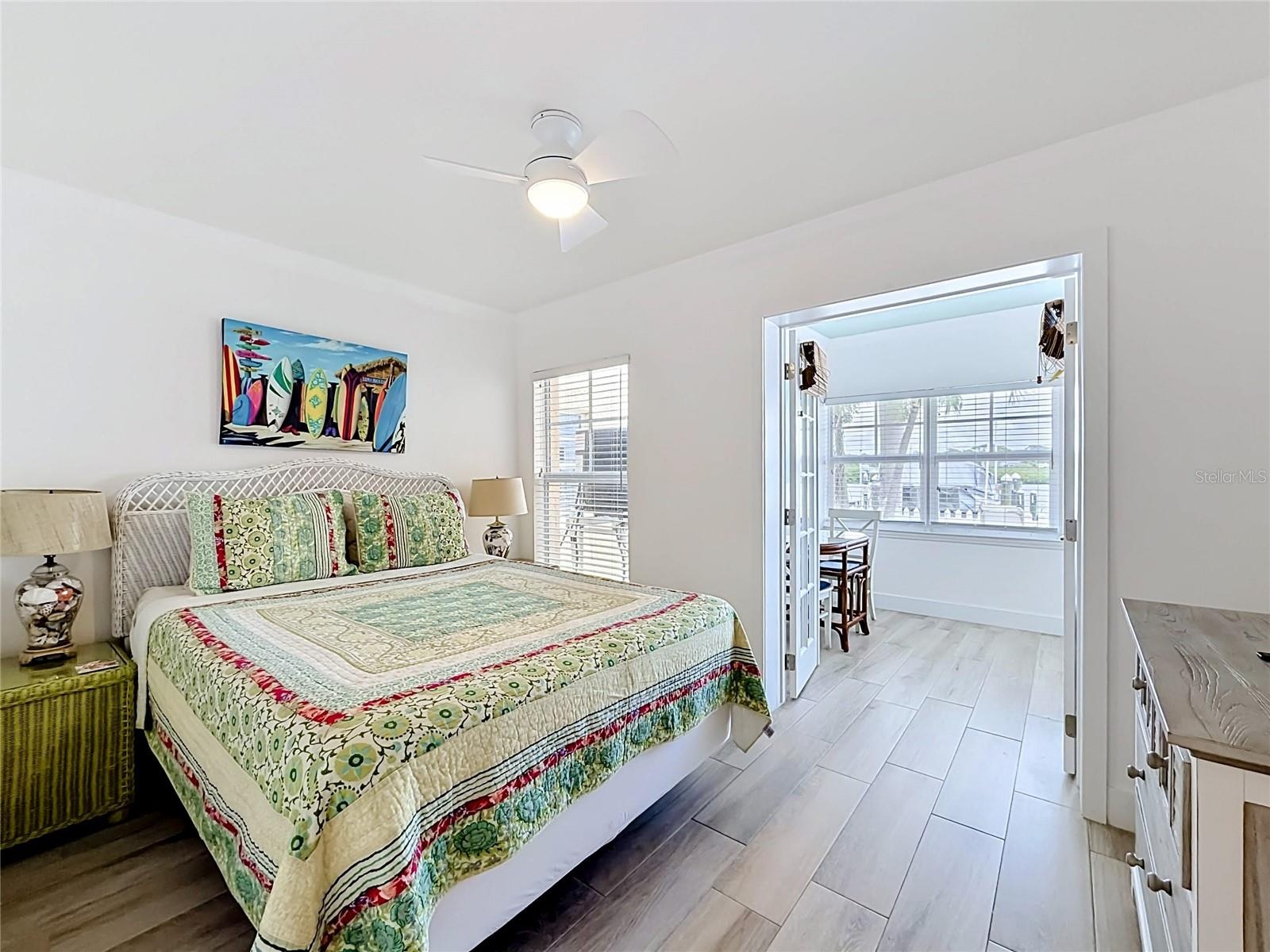2nd bedroom opens up to the Florida room