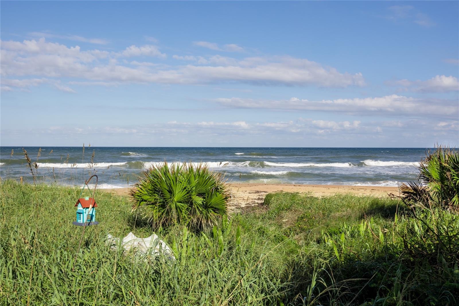 View from private beach access