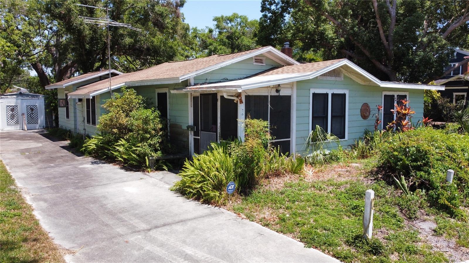 Additional house on parcel needing rehab or for tear down