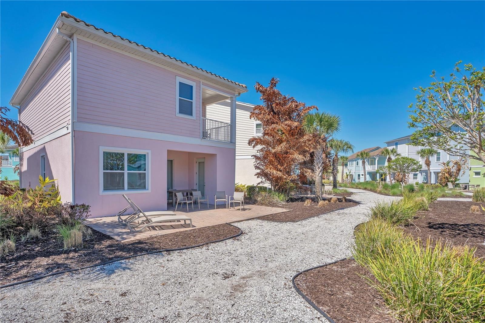 Private outdoor patio space perfect for relaxing in Margaritaville Resort Orlando