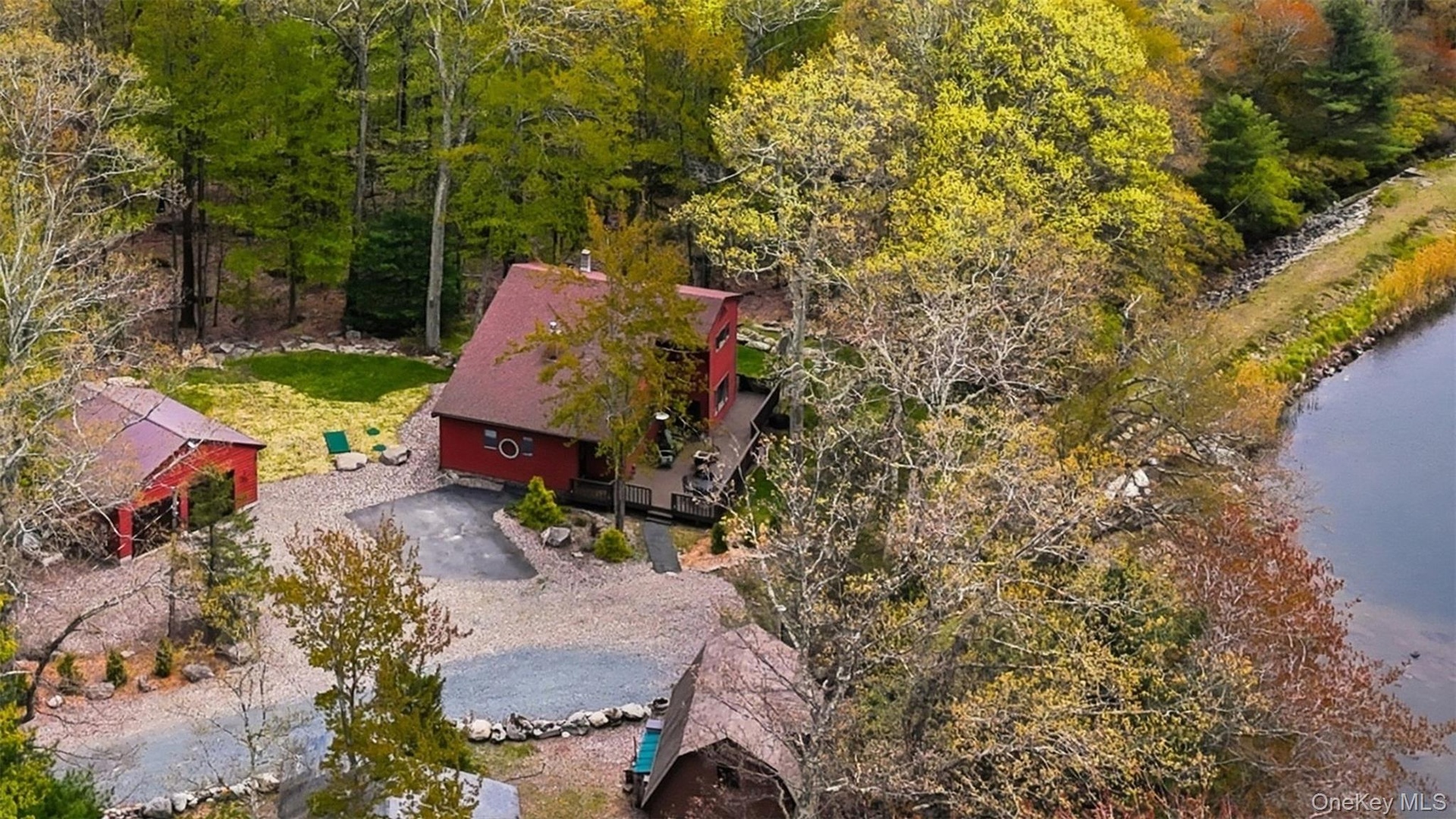 Quite the private compound.