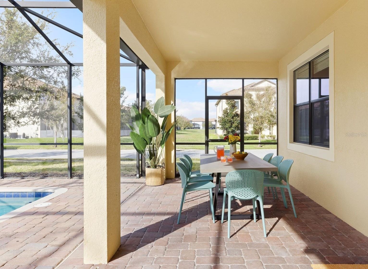 Covered patio
