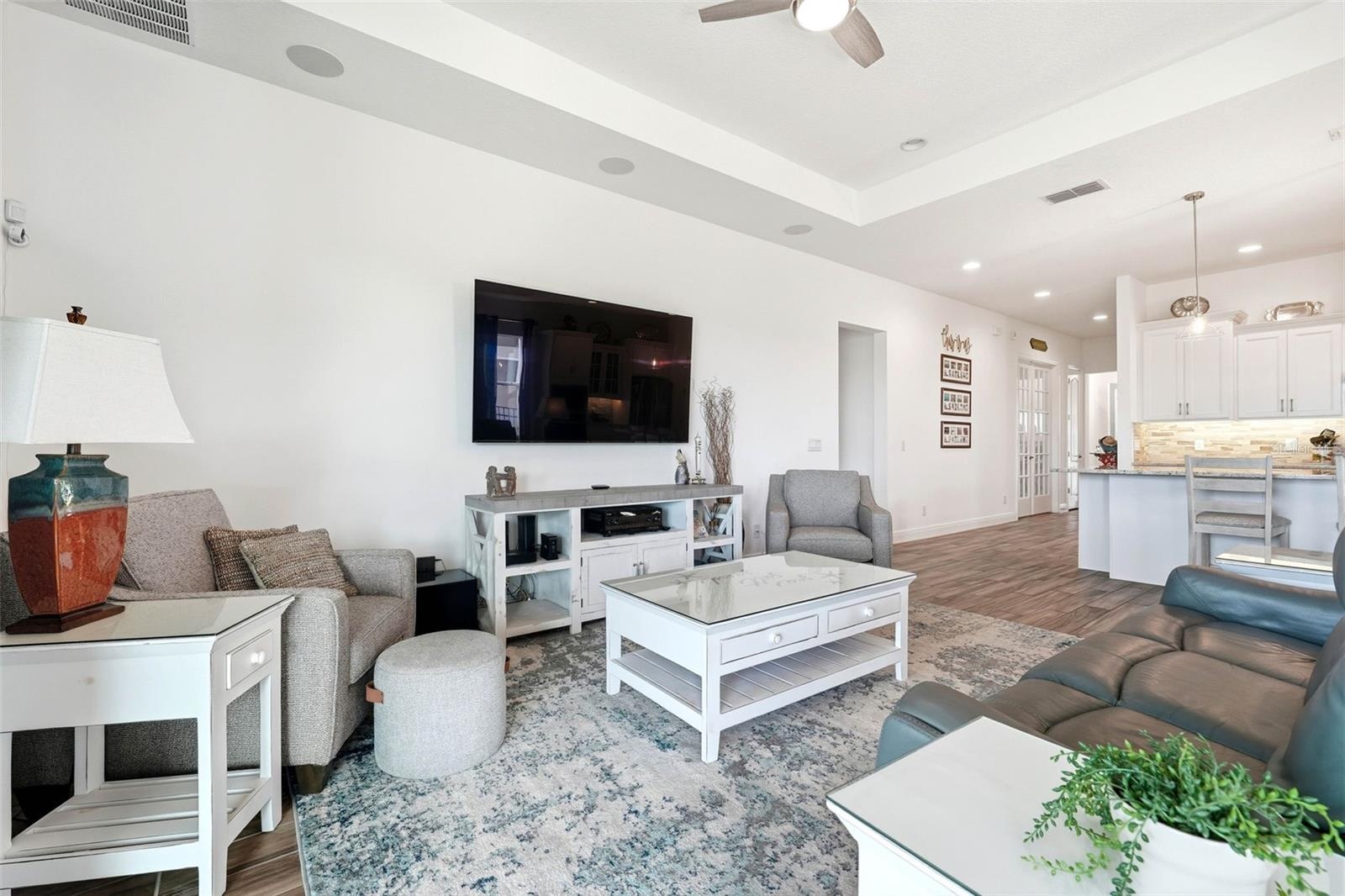 Take in the view back toward the entry and hall—spacious, bright, and beautifully designed!