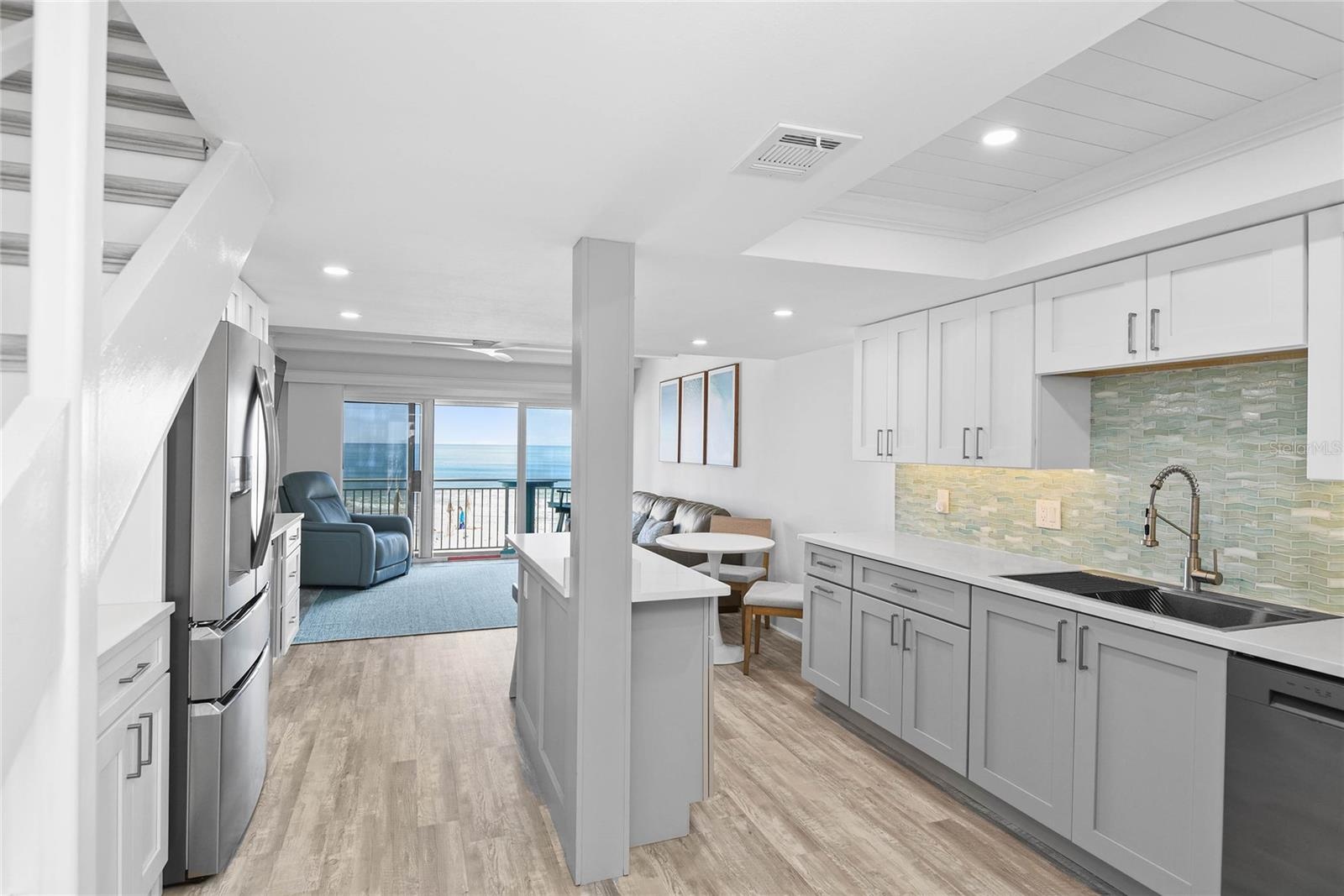 Open Floor Plan w/ Kitchen opening to Great Room and Balcony