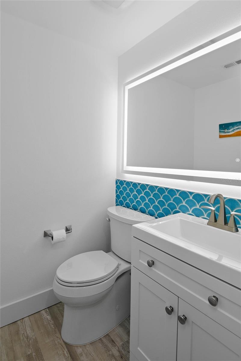 Half Bath added to Guest Bedroom