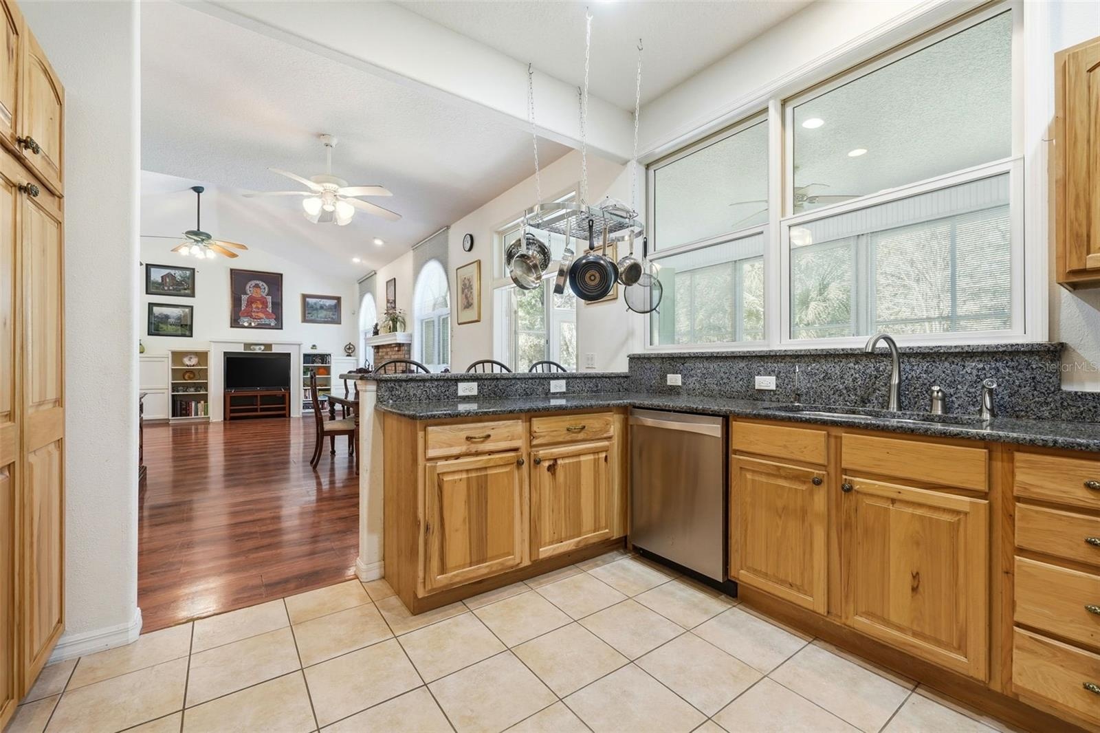 Kitchen with Granite Counters