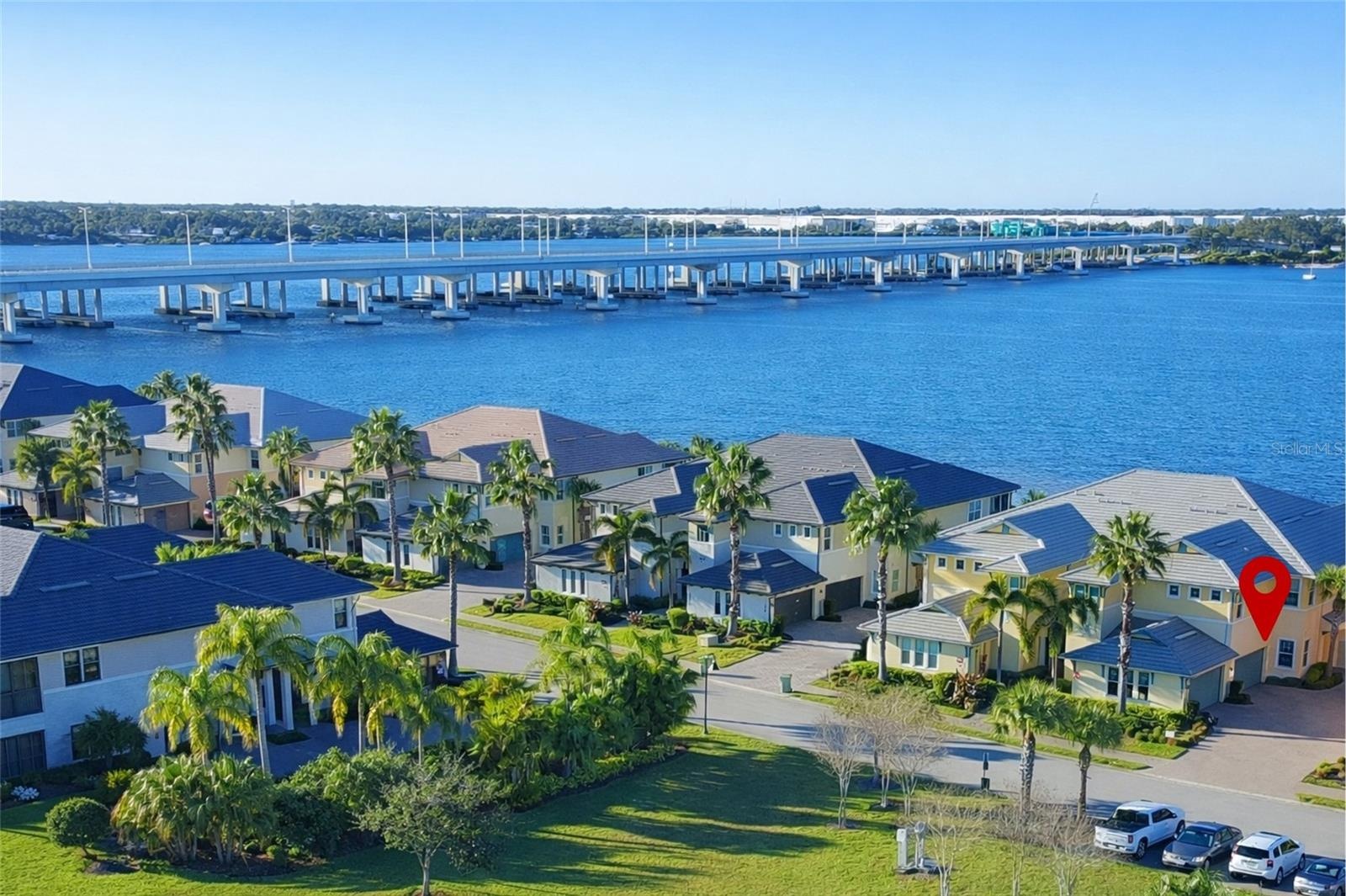 Unit marked. Manatee River in background.
