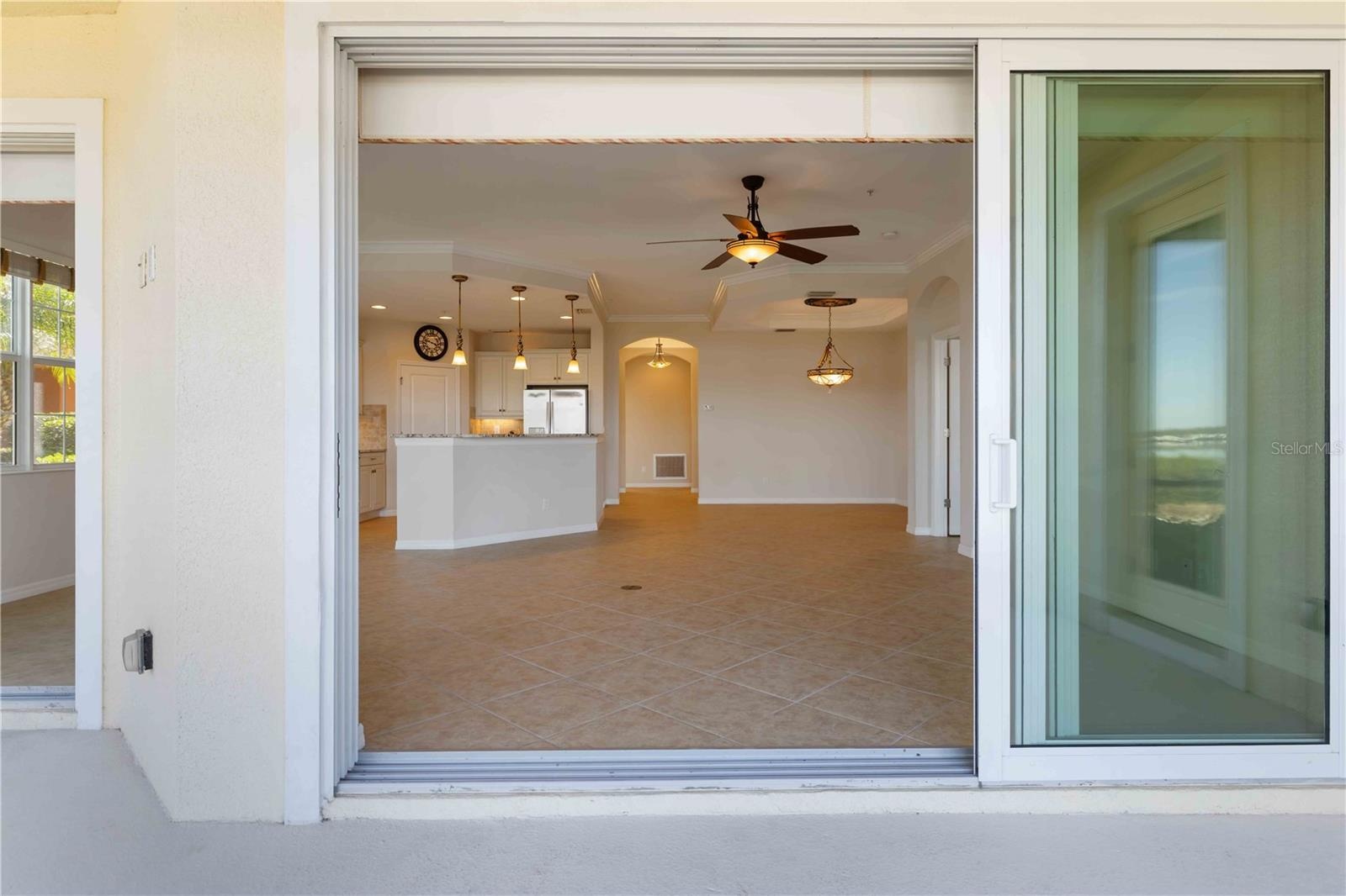 View from the Lanai into the unit.