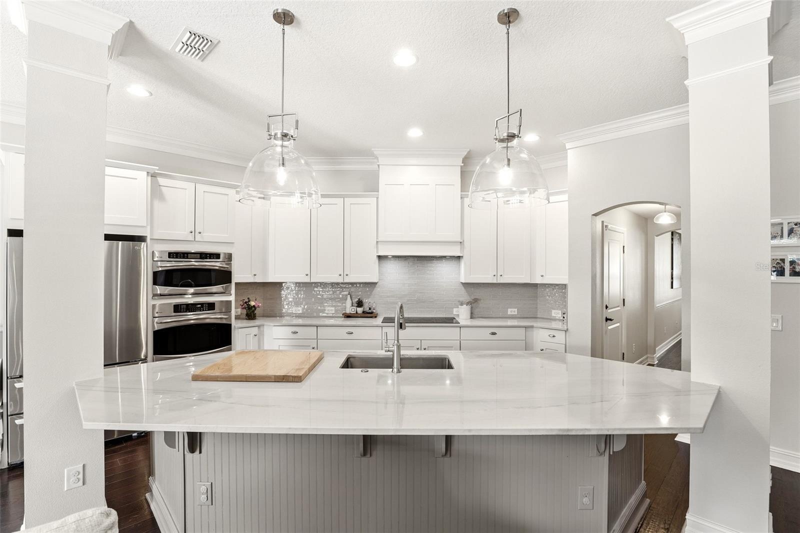 Remodeled Kitchen, Quartzite Countertops