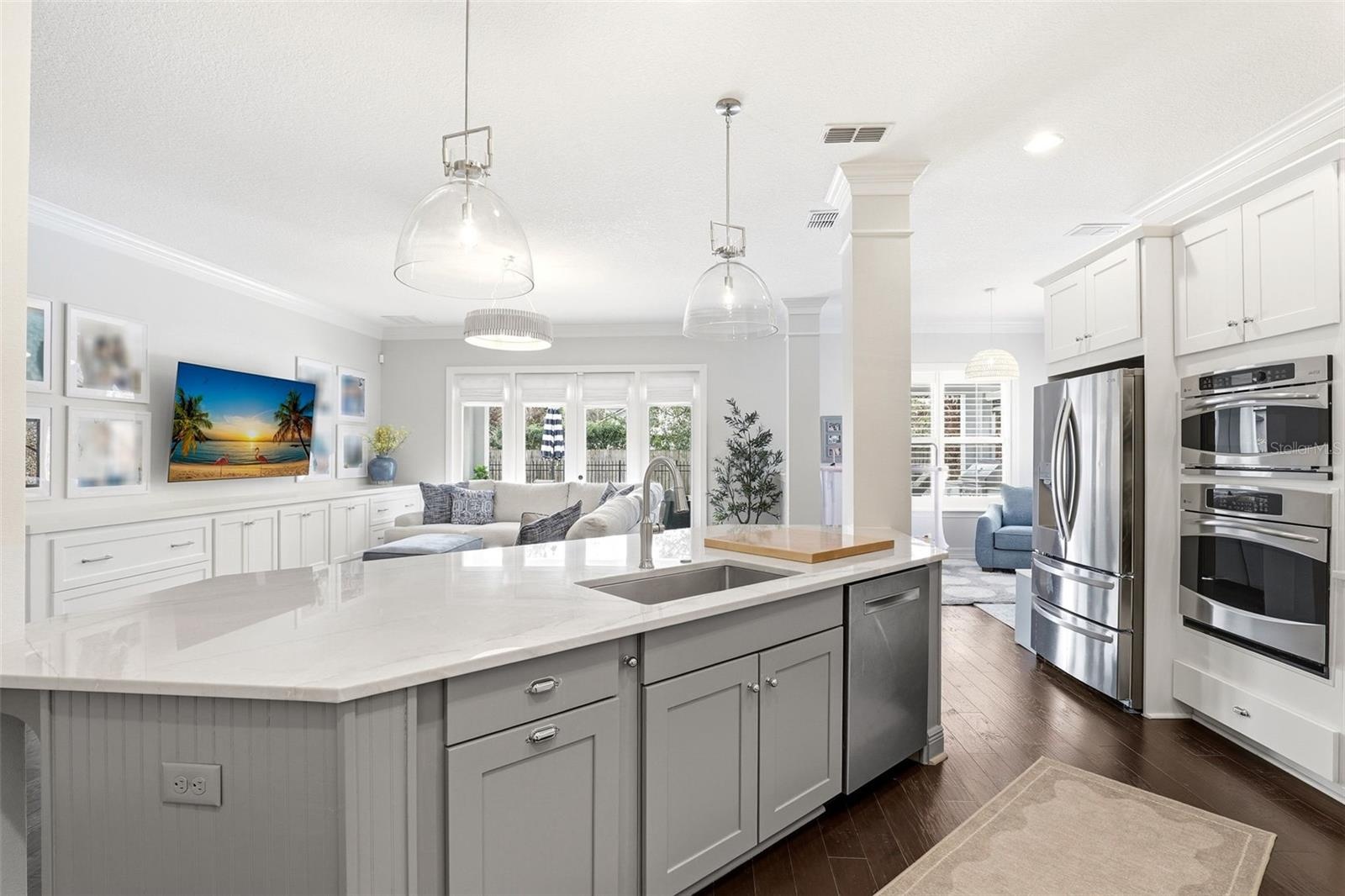 Designer Lighting Throughout