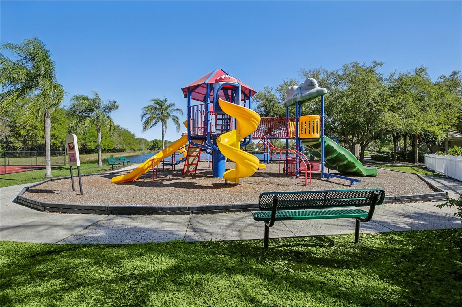 Lakeside Children's playground for both young parents and multigenerational smiles!