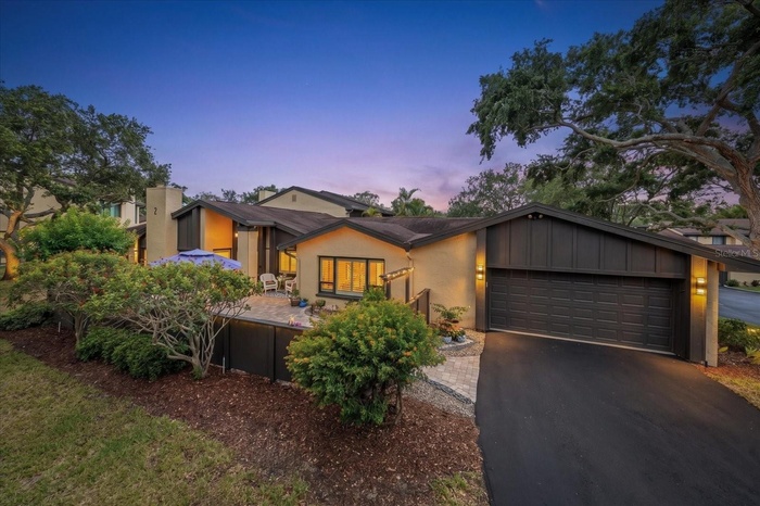 With over 2400 square foot of living area, this villa offers the feel of a single family home with its oversized 2 car garage, and one level open floo