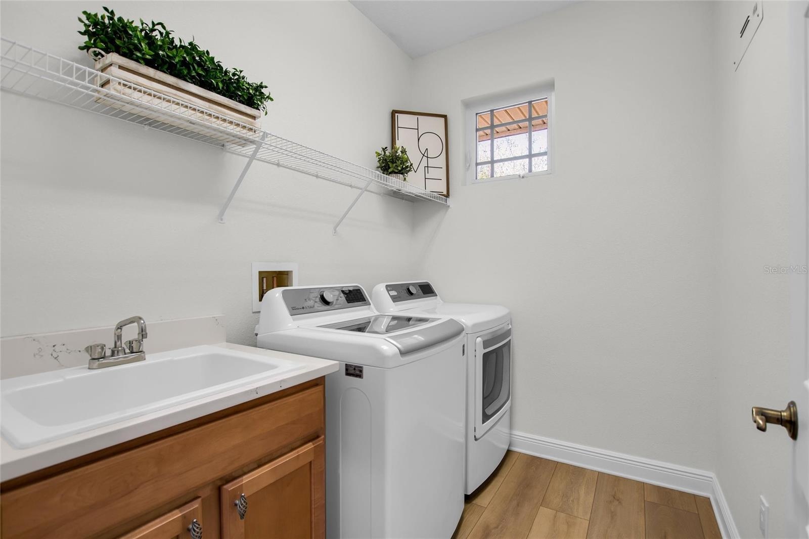 Upstairs laundry