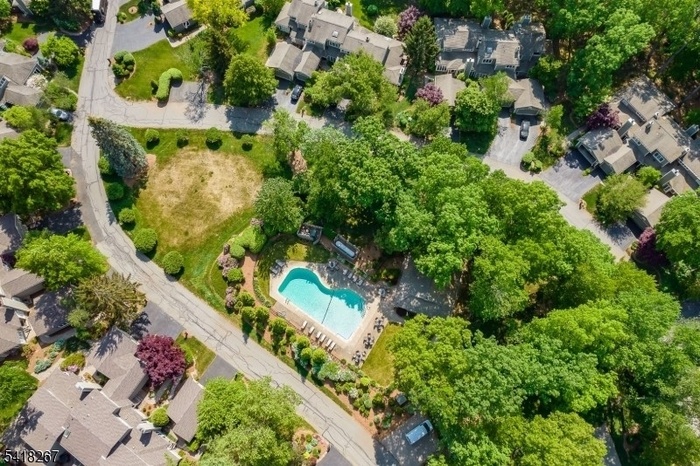 Aerial of community pool