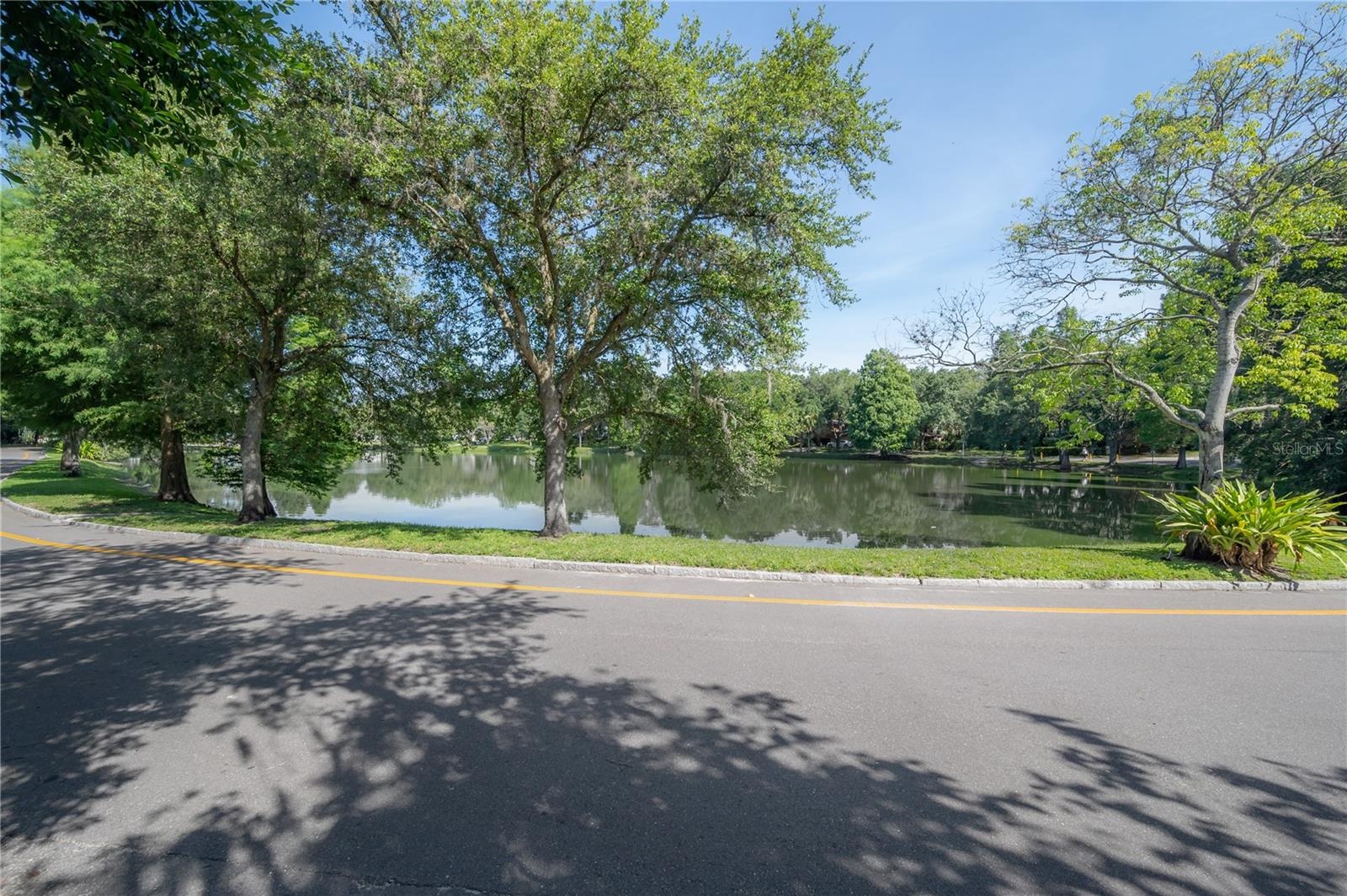 Hampton Terrace Neighborhood, Lake Roberta in Seminole Heights