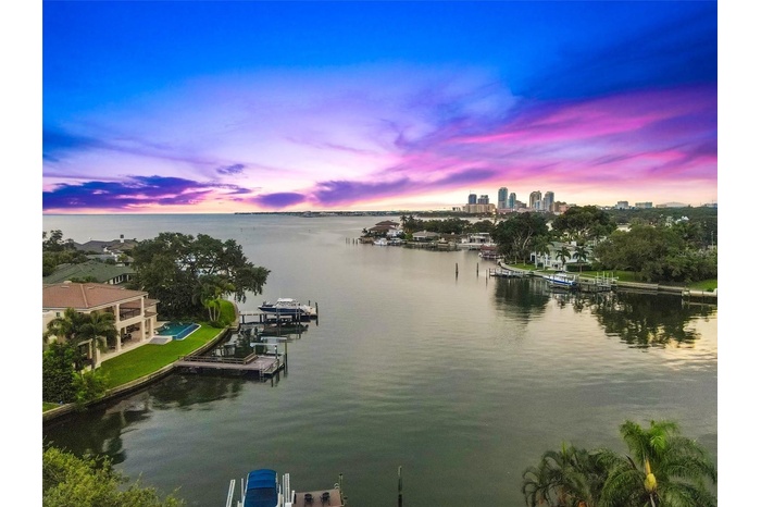 View of downtown and St Pete Pier