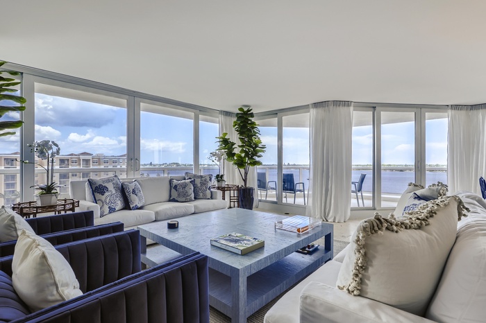 9th floor corner unit with sweeping views of the intracoastal.