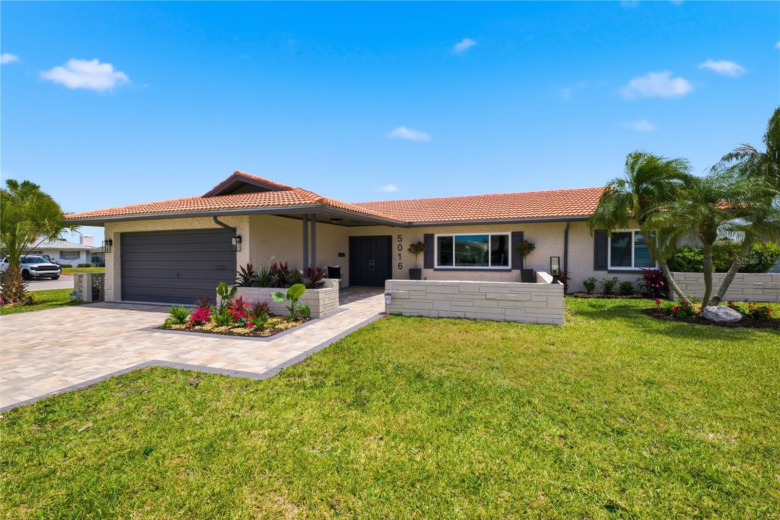 huge front yard
