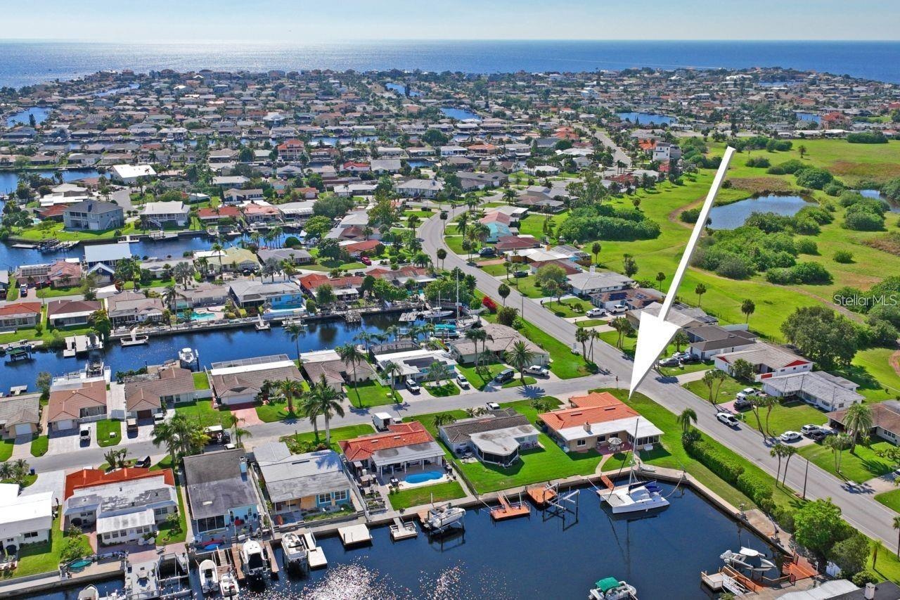 arial view