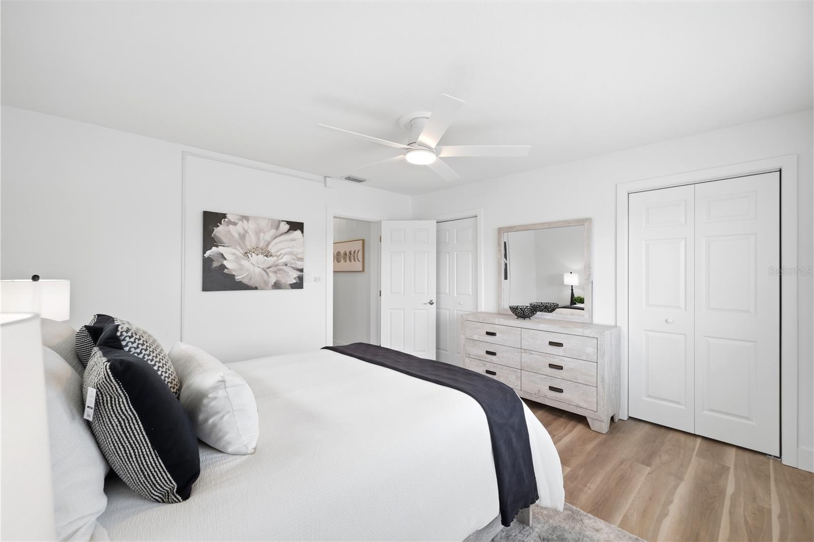 double built in closets