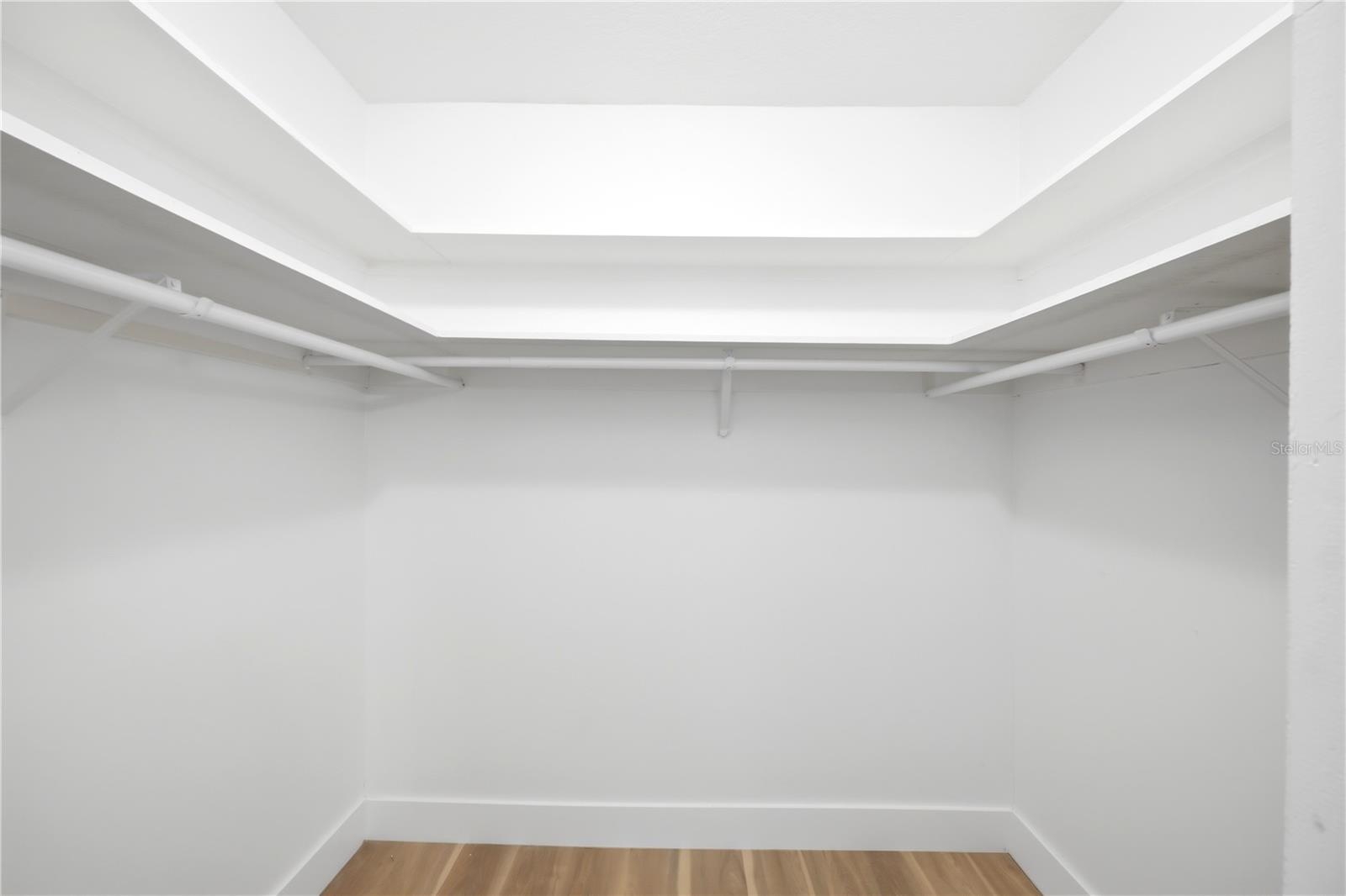 large walk in closet