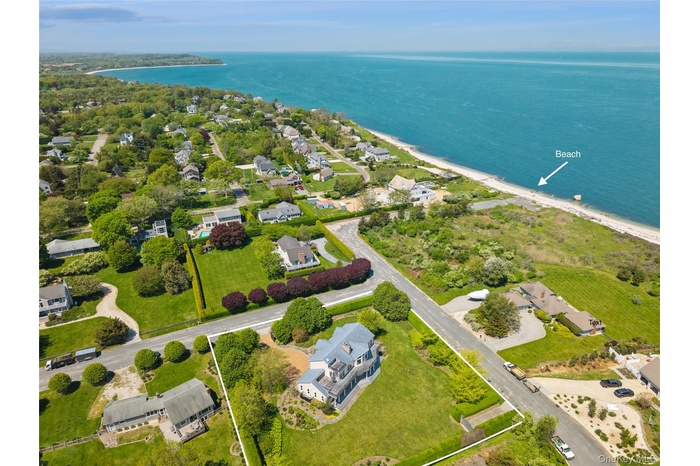Aerial View Near Beach