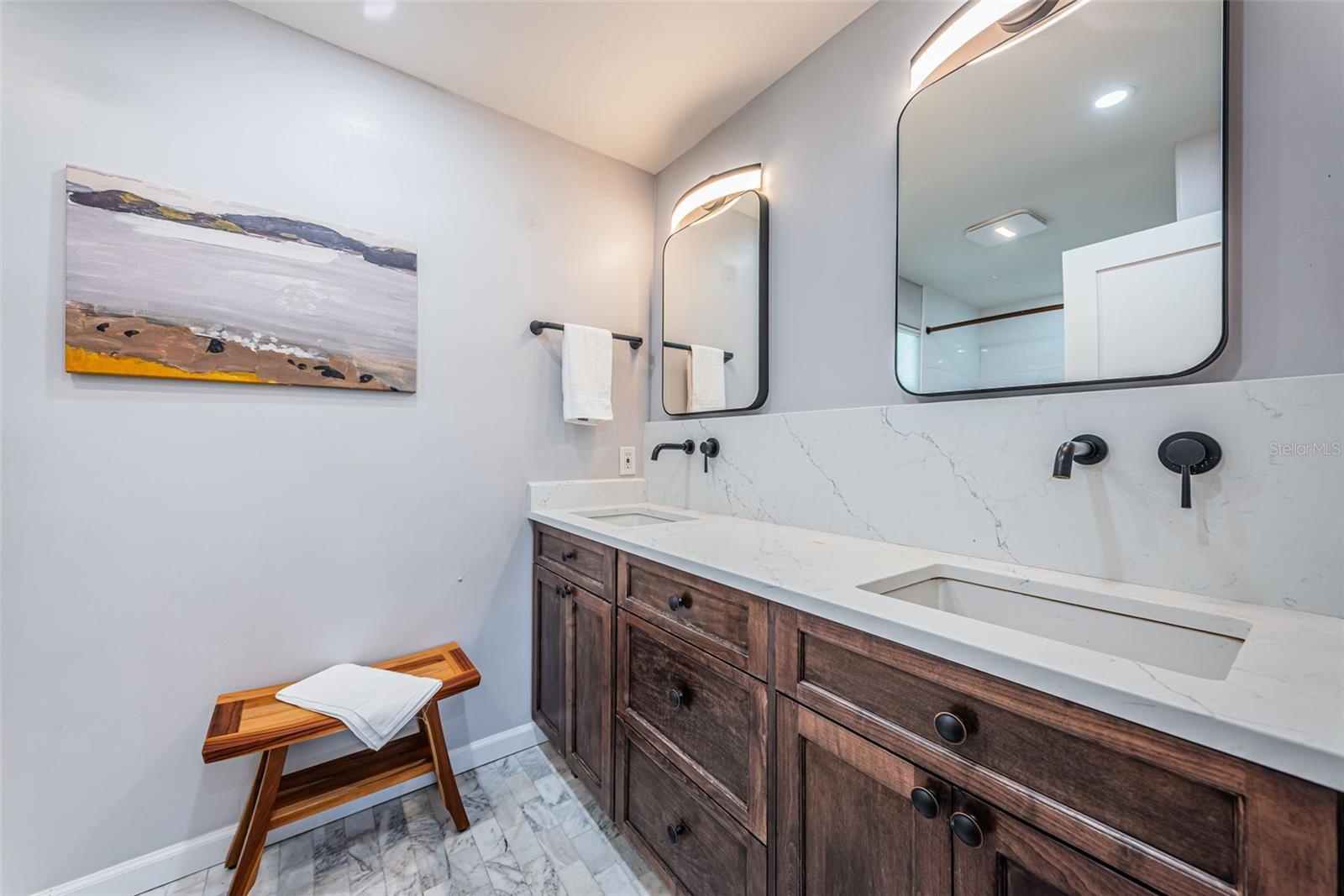Newly renovated beautiful bathroom