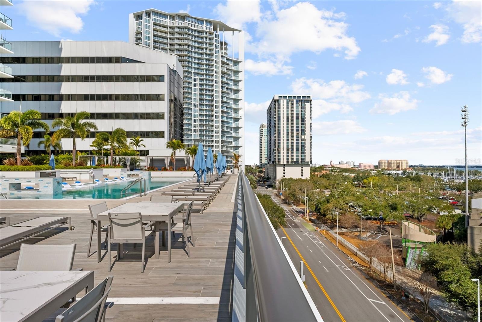 Amenity level overlooking 1st. St. S.