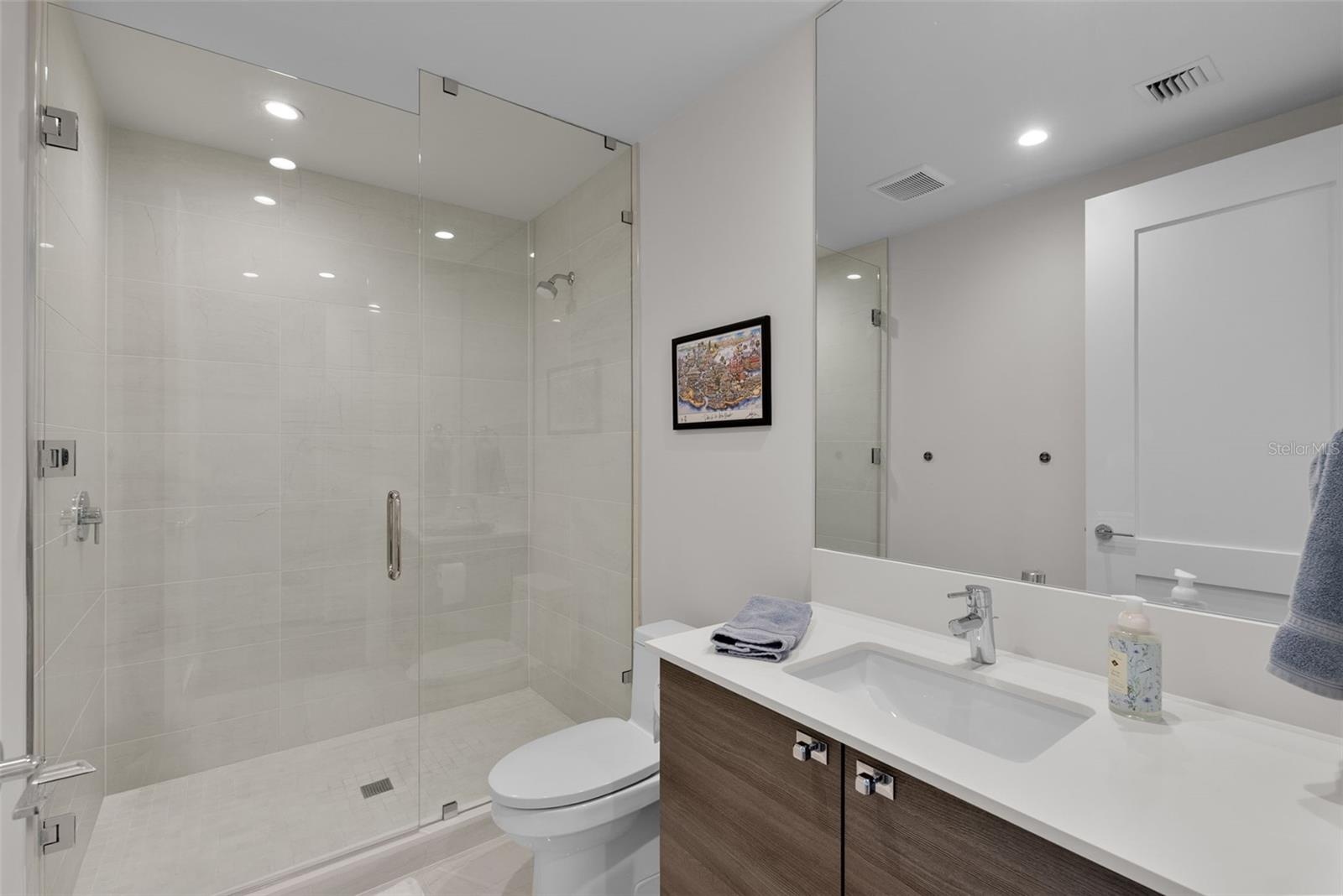 Bathroom located in 2nd bedroom