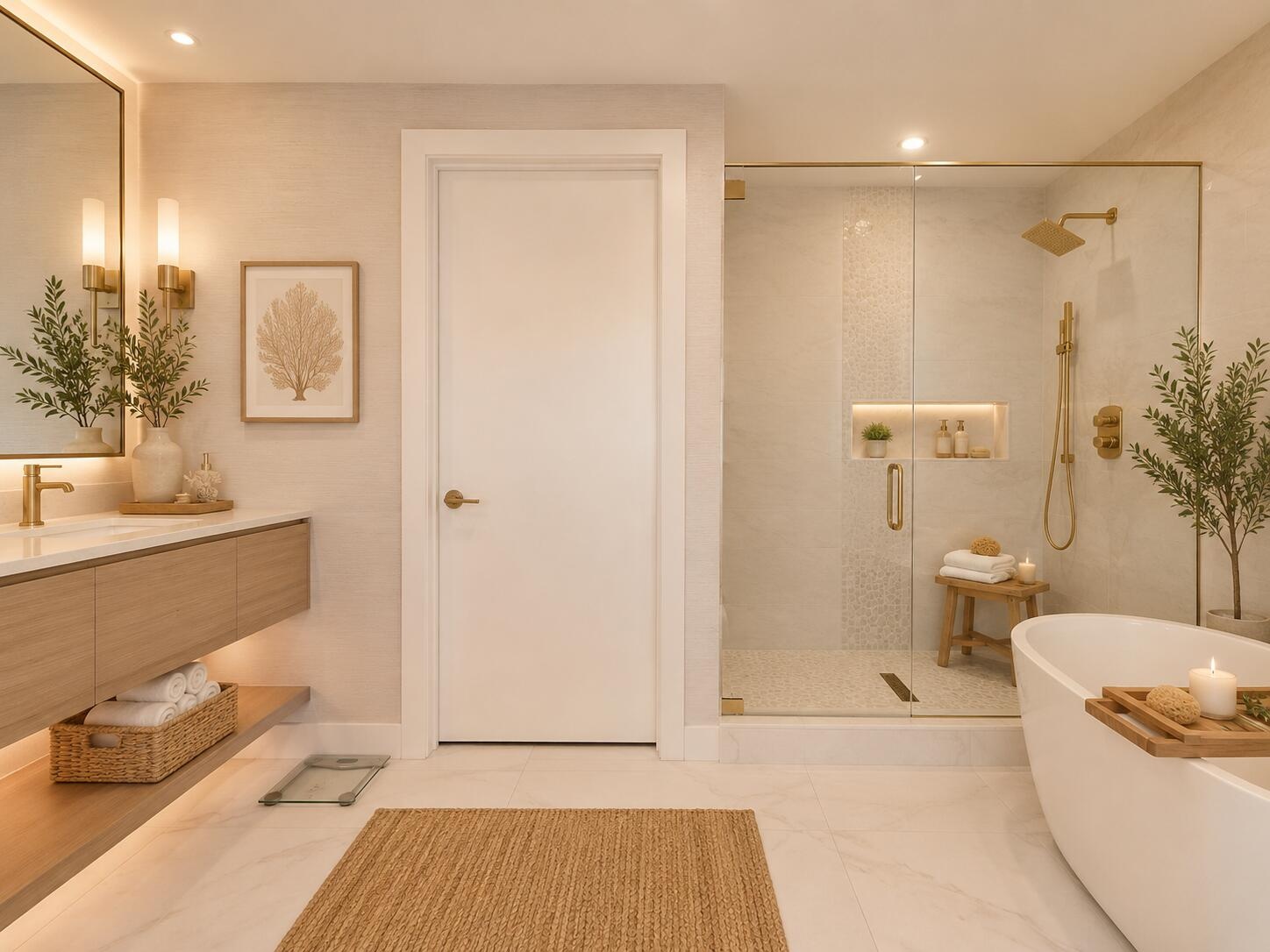 Primary Bath w/ Separate Tub & shower