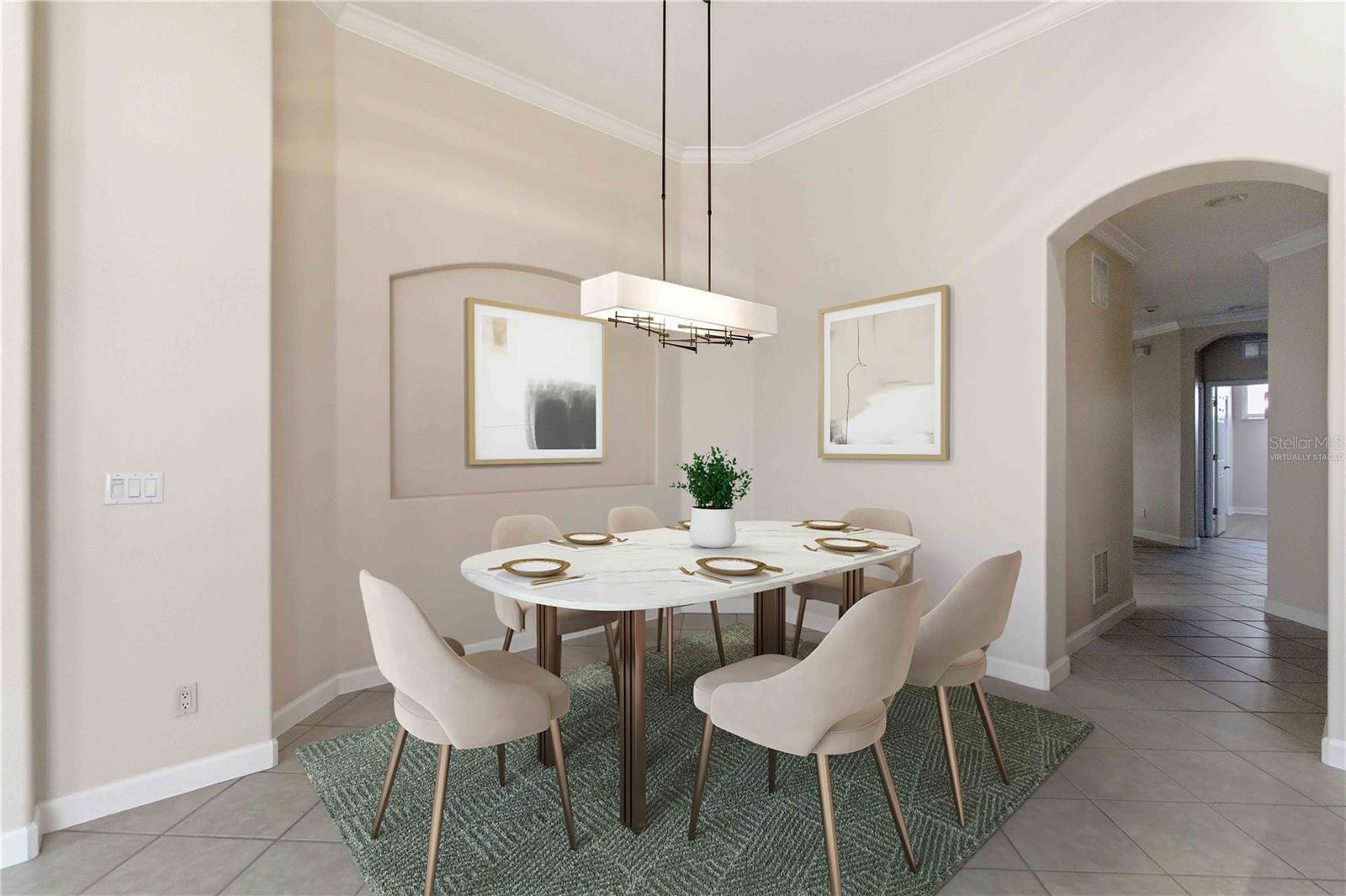 Virtually Staged - Dining Room