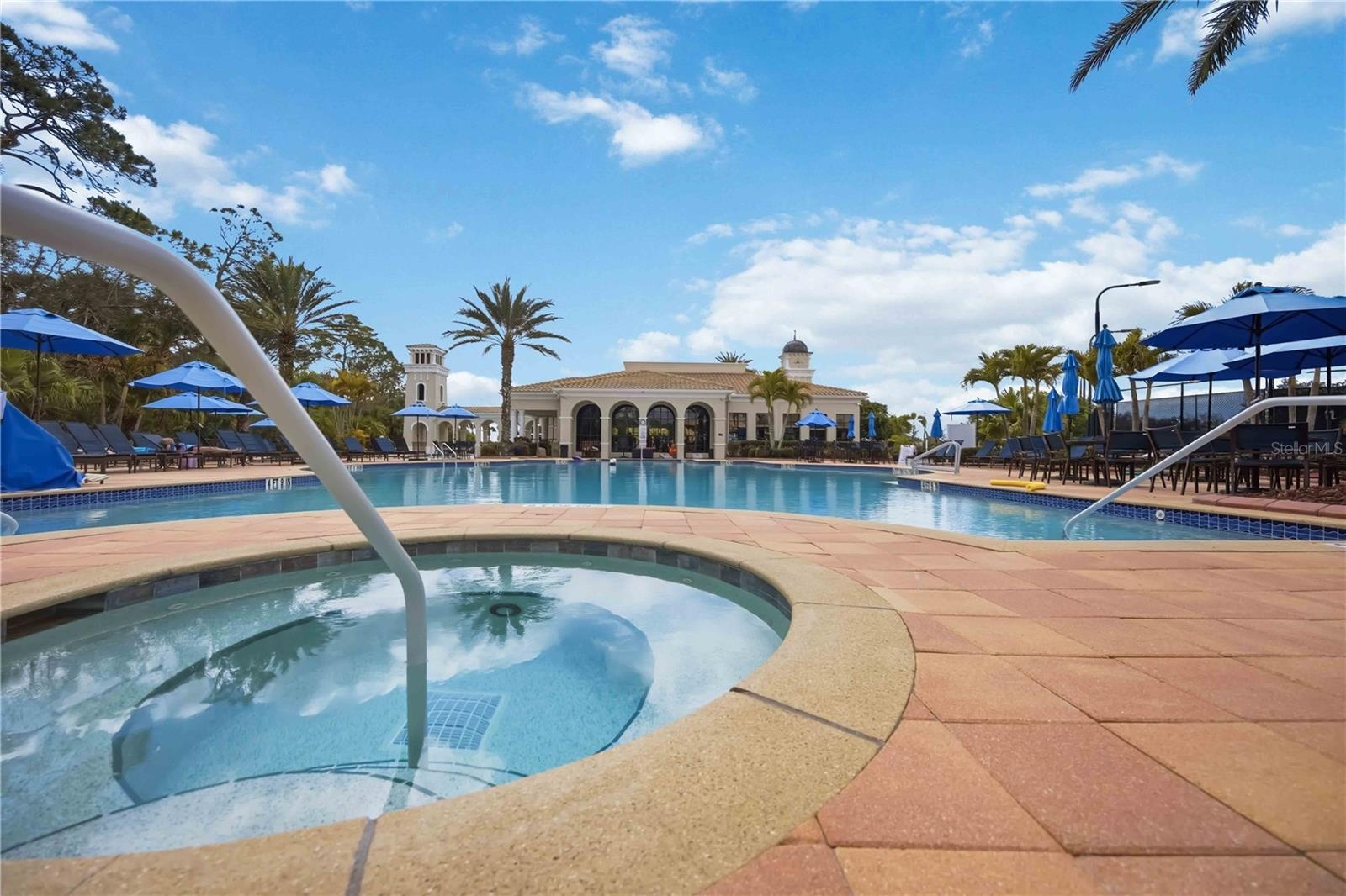 Hot tub and resort pool