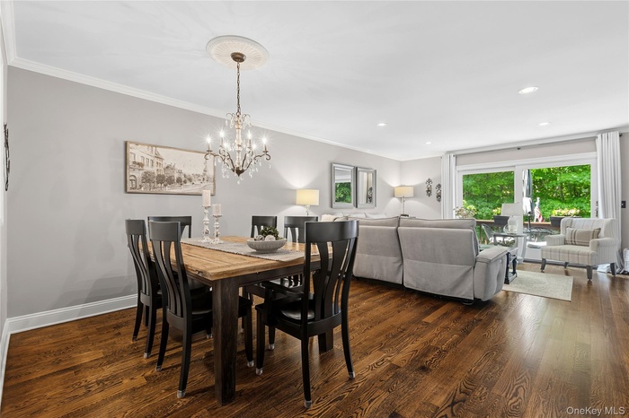 Open concept Dining Room and Living Room