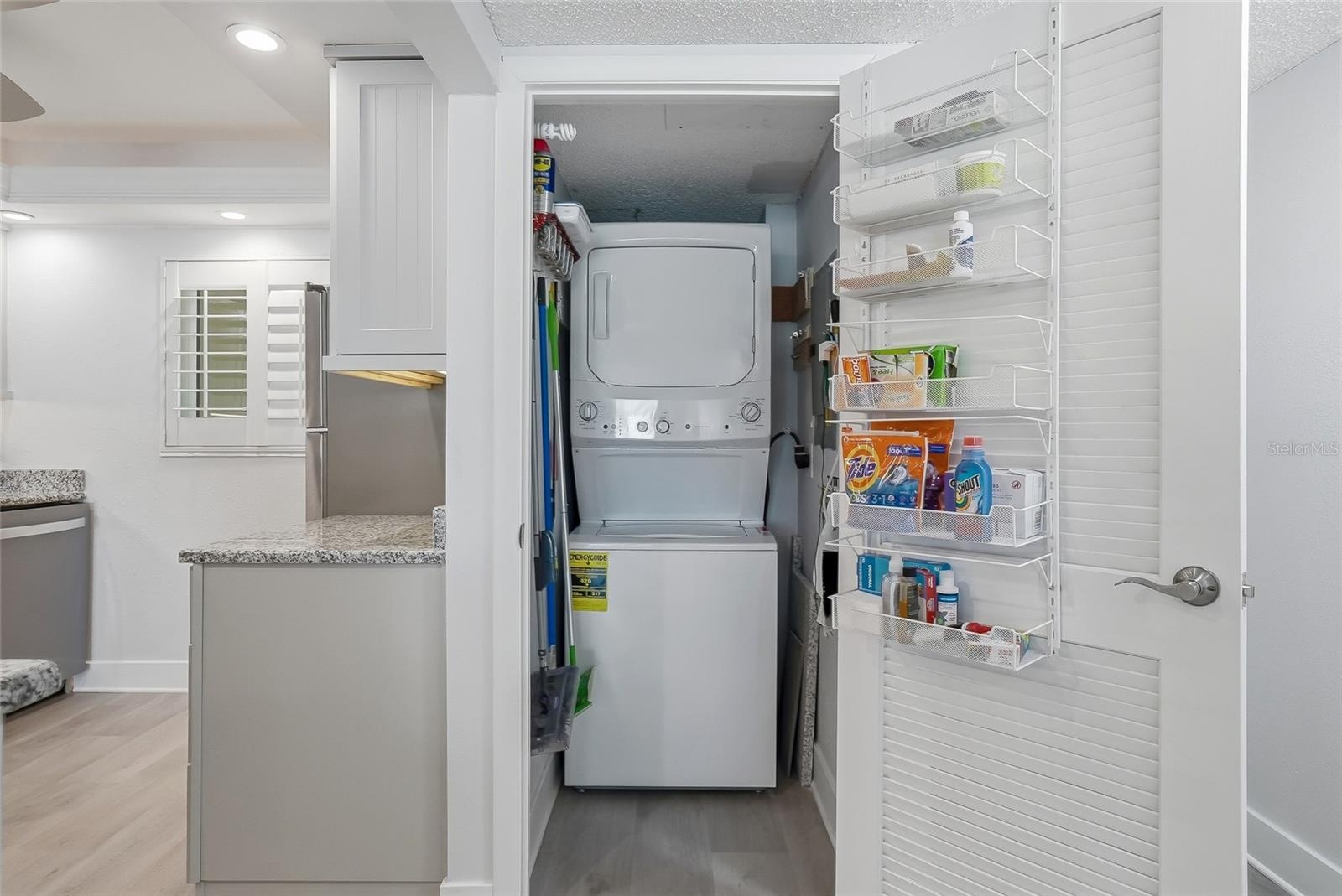 Laundry closet