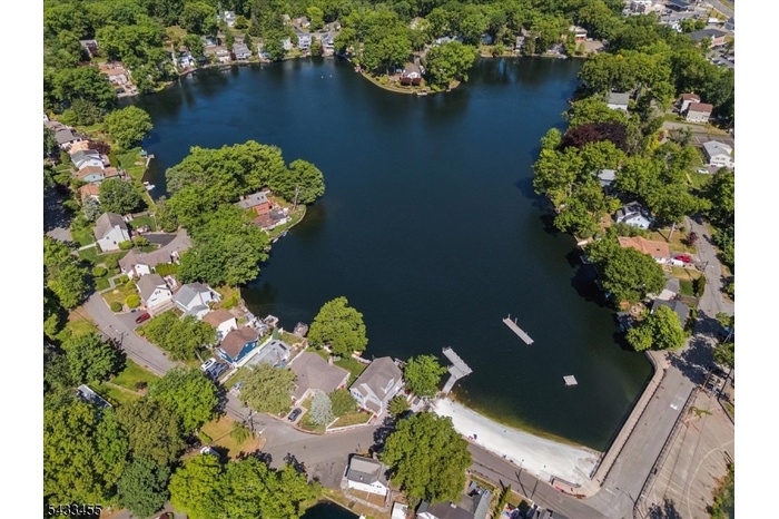 Aerial view of Rainbow Lakes