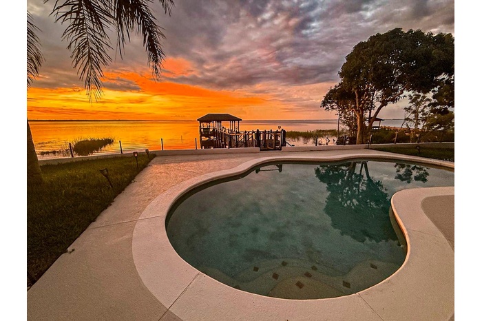 Pool at Sunset
