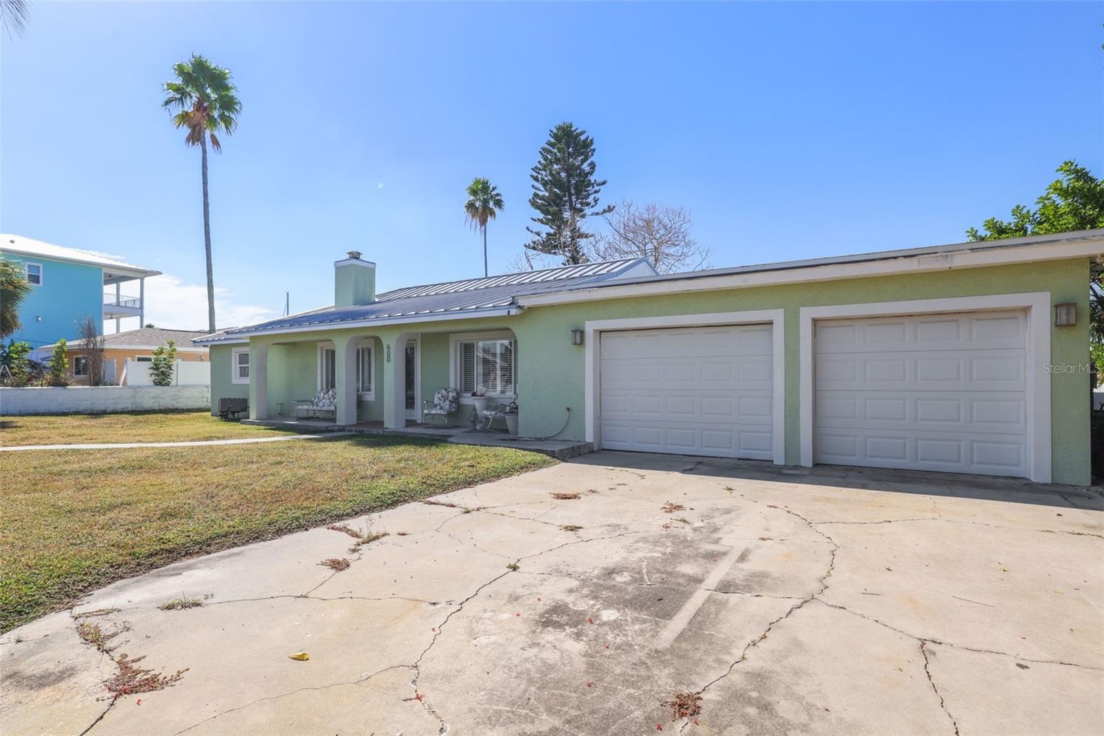2 Car Garage and oversized Driveway