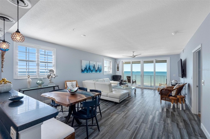 . SW Corner Residence 301. Three Bedroom - Two Bath - 1880 Sq Ft.  Large 33 Foot Gulf Front Balcony Fronts Both Living Areas & Master Bedroom Suite.