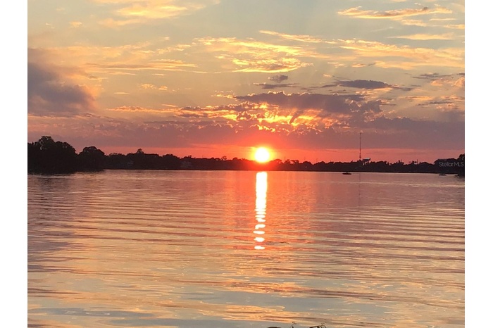 SUNSET VIEW FROM LAKE FRONT LOT