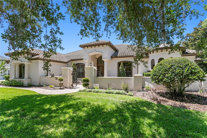 Exceptional custom estate by John C. Fowke in gated FishHawk village.