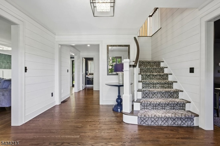 Foyer with Shiplap