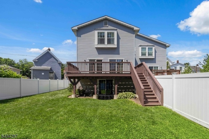 Rear of yard